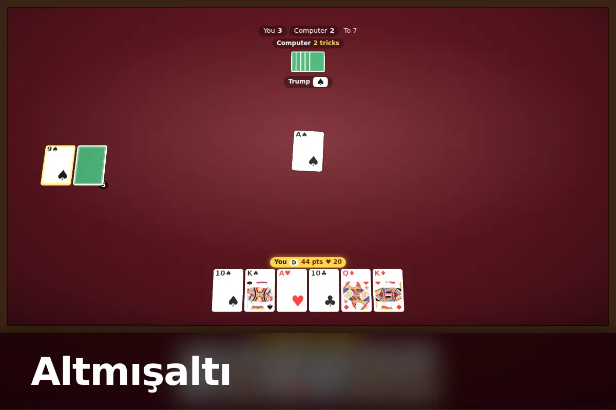 Altmışaltı game screen