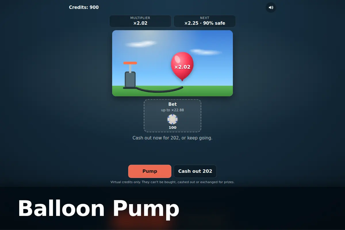 Balloon Pump game screen