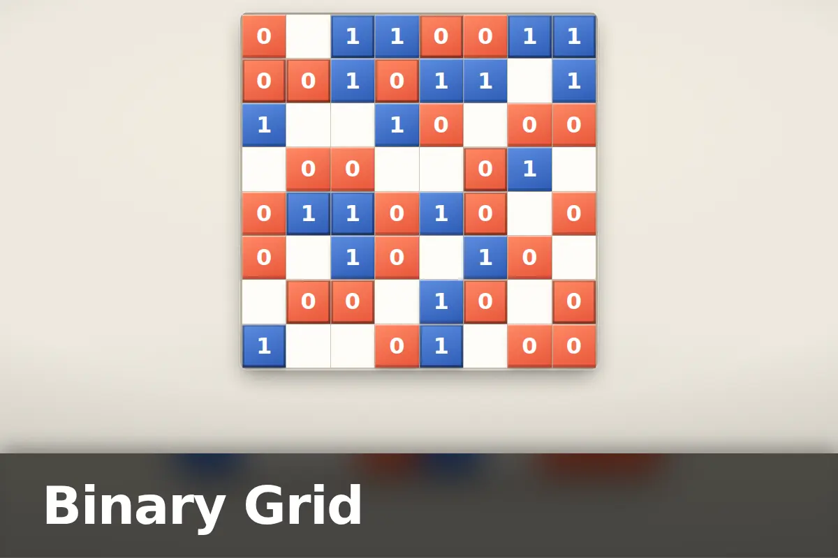 Binary Grid game screen