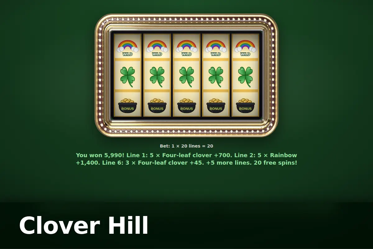 Clover Hill game screen