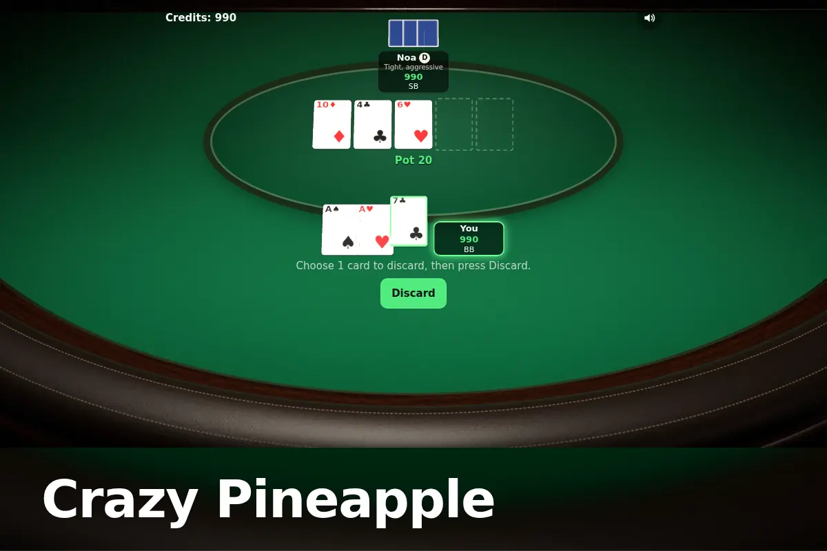Crazy Pineapple game screen