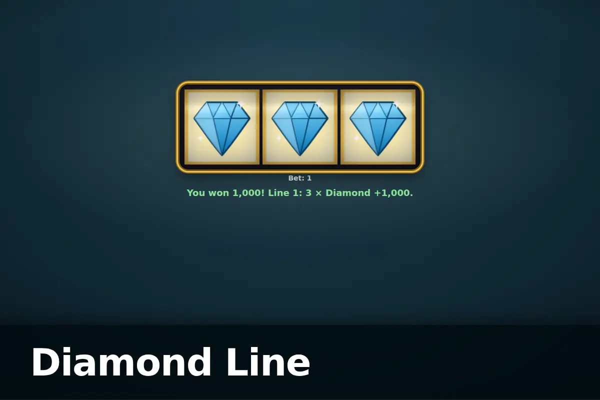 Diamond Line game screen