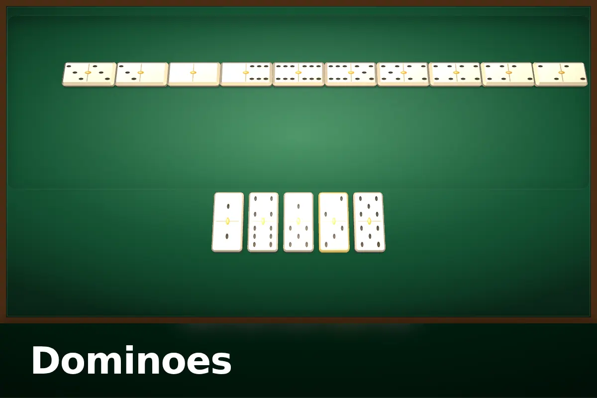 Dominoes game screen