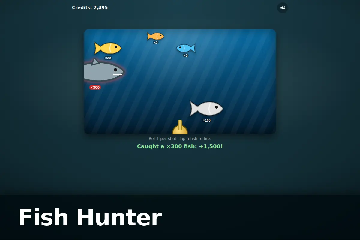 Fish Hunter game screen