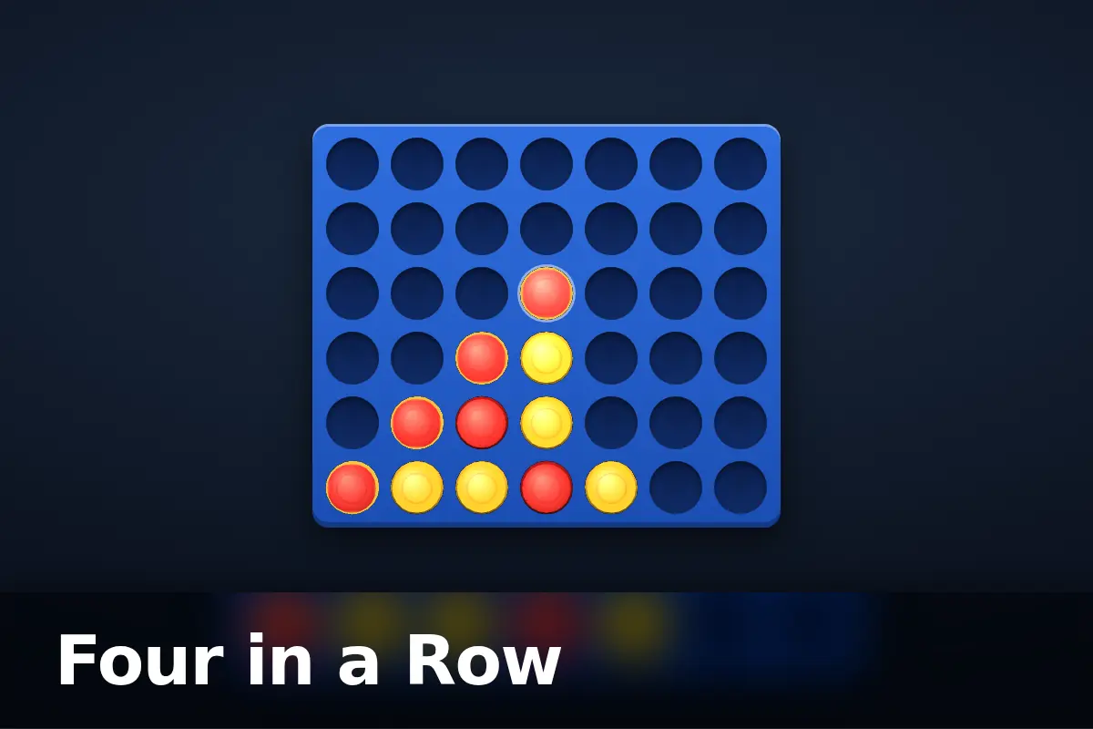 Four in a Row game screen