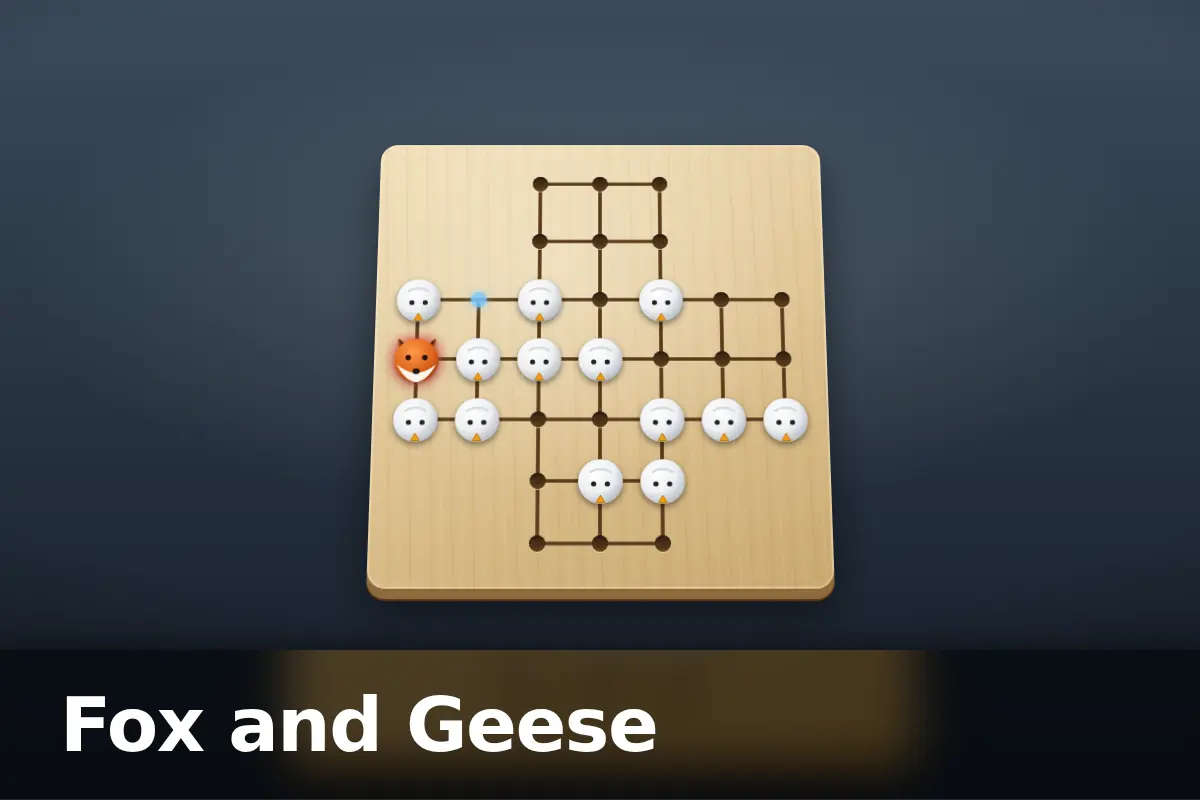 Fox and Geese game screen