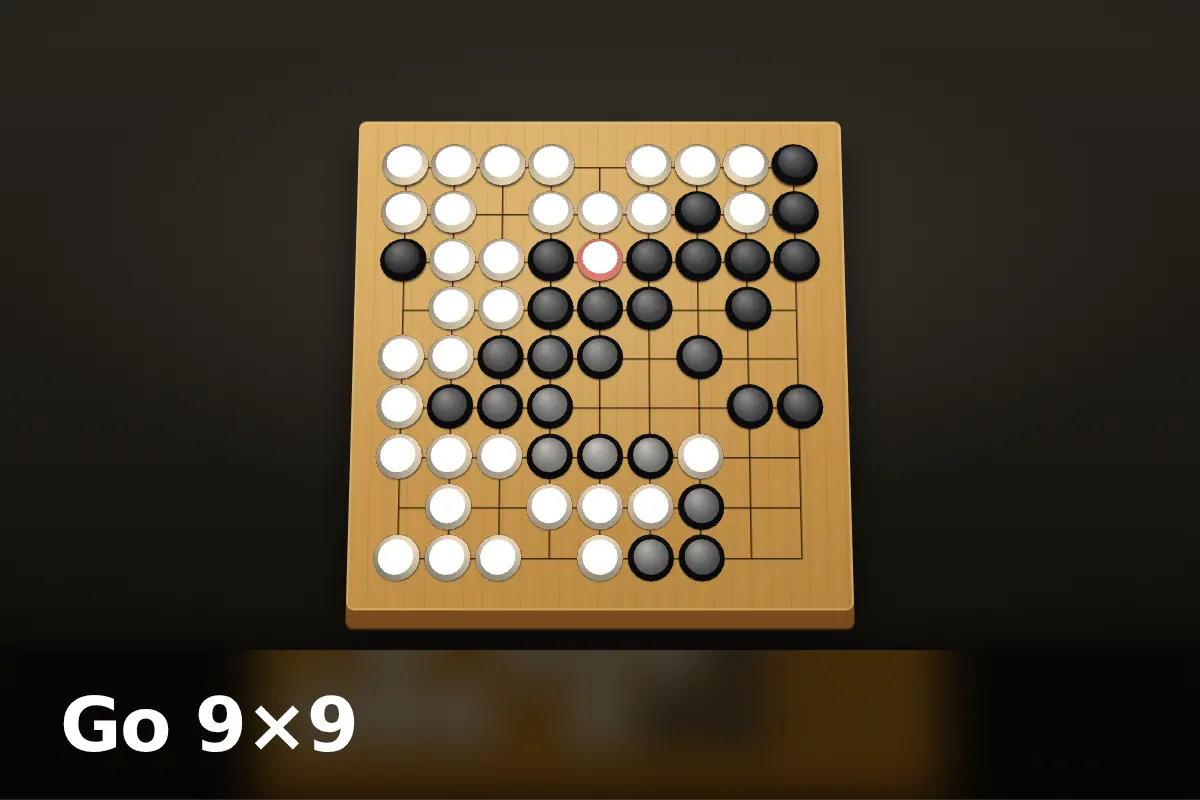 Go 9×9 game screen
