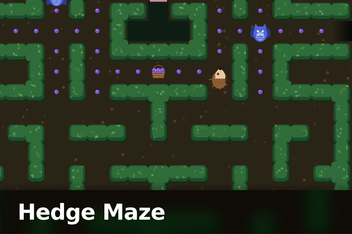 Hedge Maze game screen