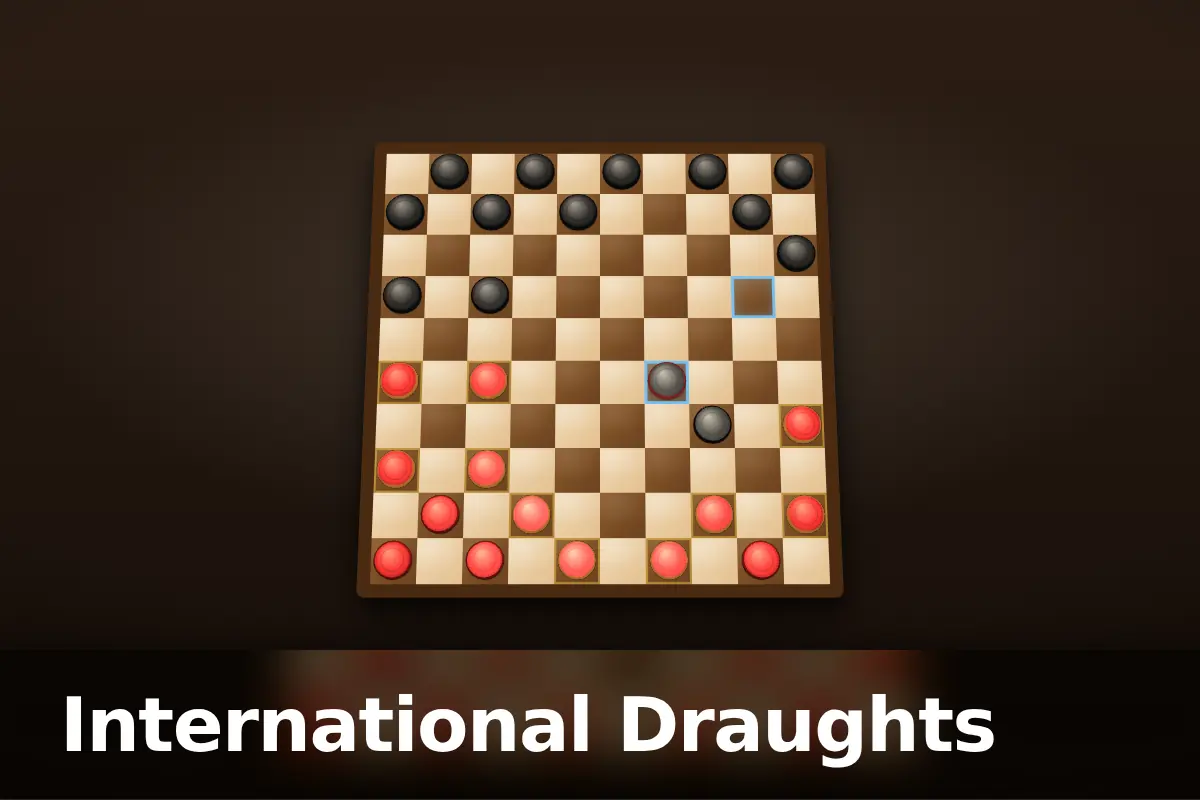 International Draughts game screen