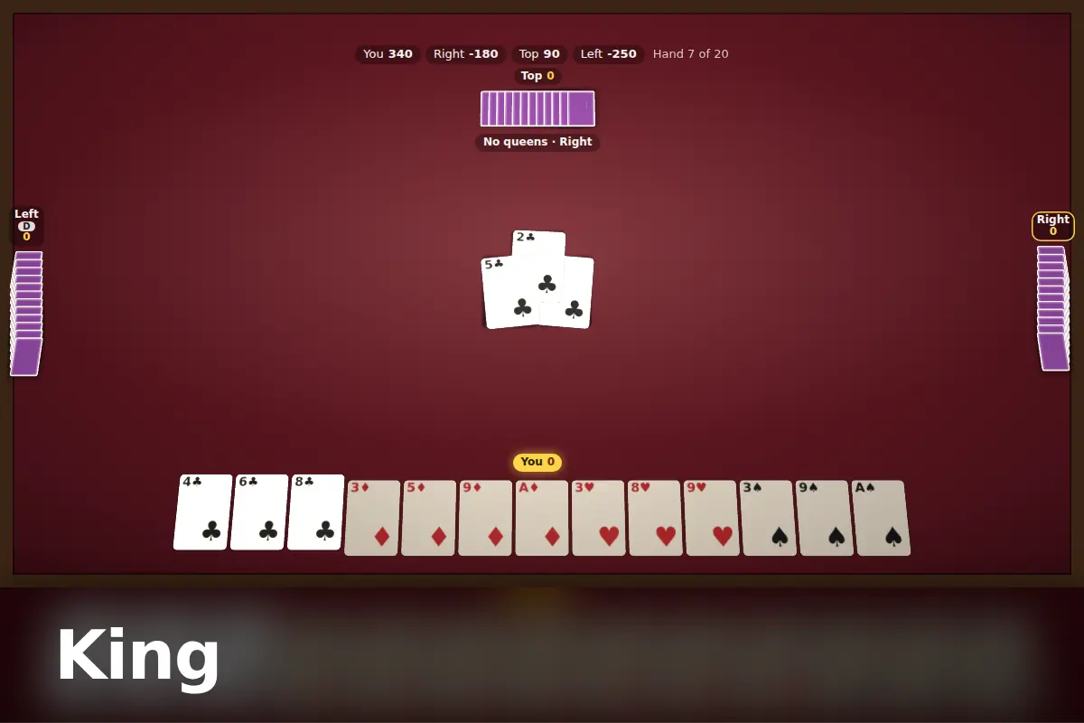 King game screen