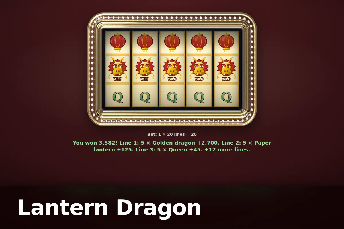 Lantern Dragon game screen