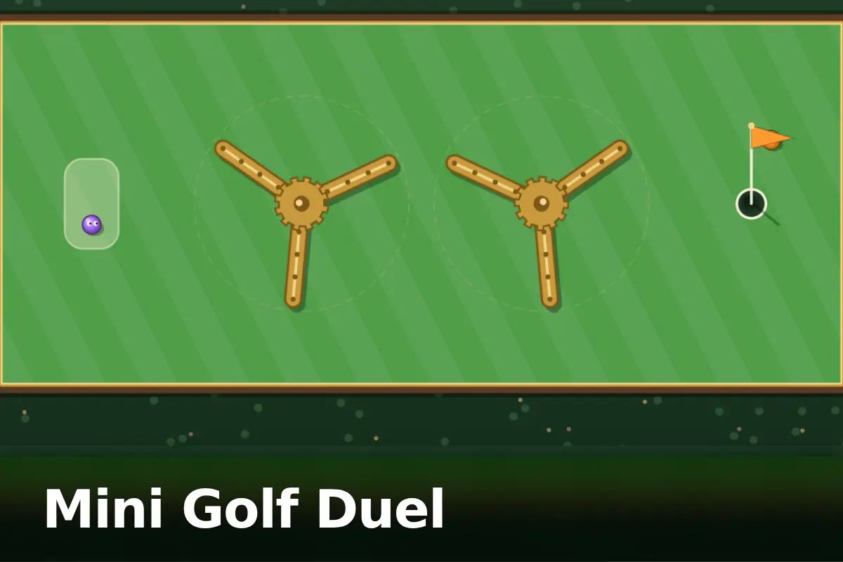 Mini Golf Duel game screen