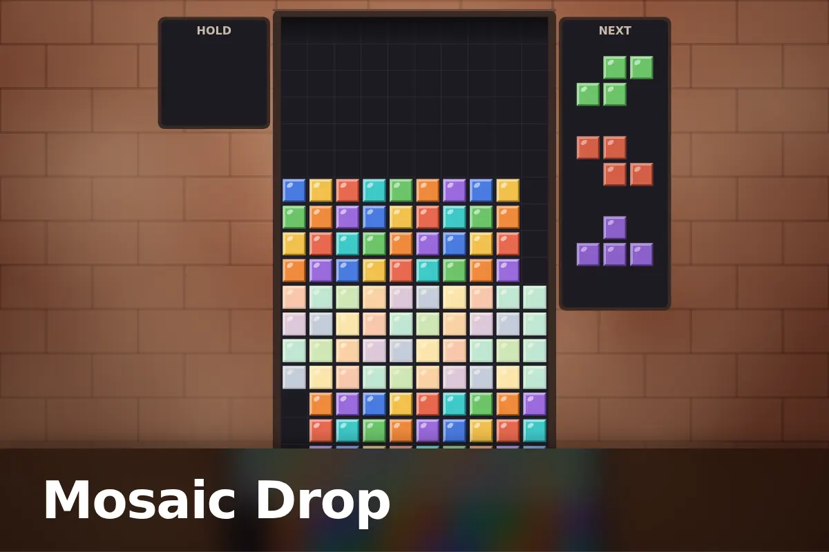 Mosaic Drop game screen