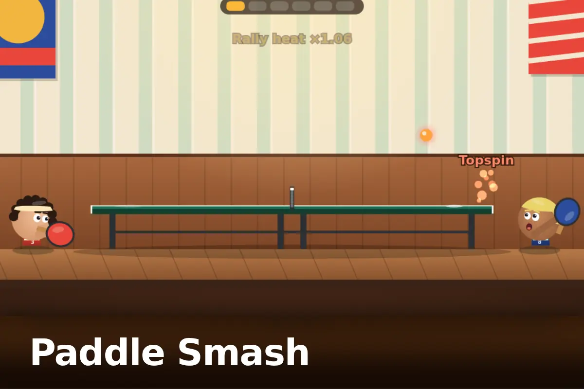 Paddle Smash game screen
