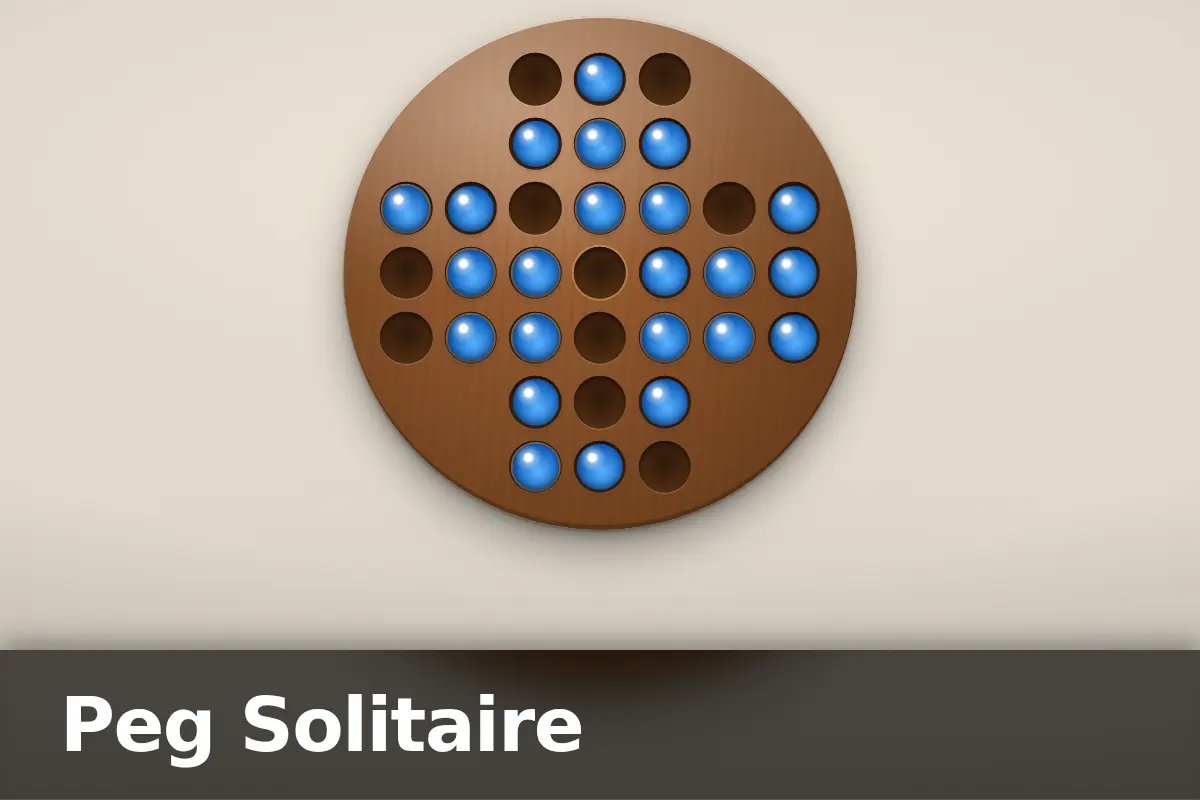Peg Solitaire game screen