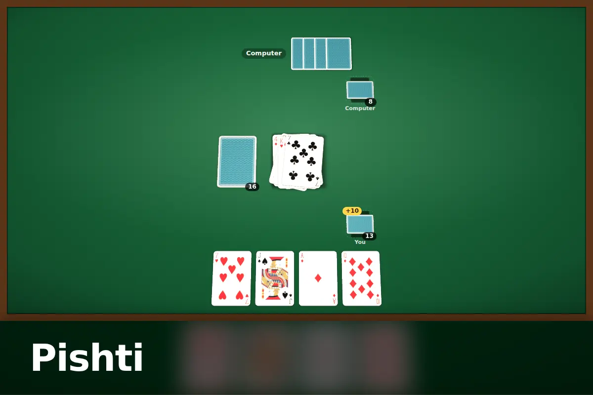 Pishti game screen