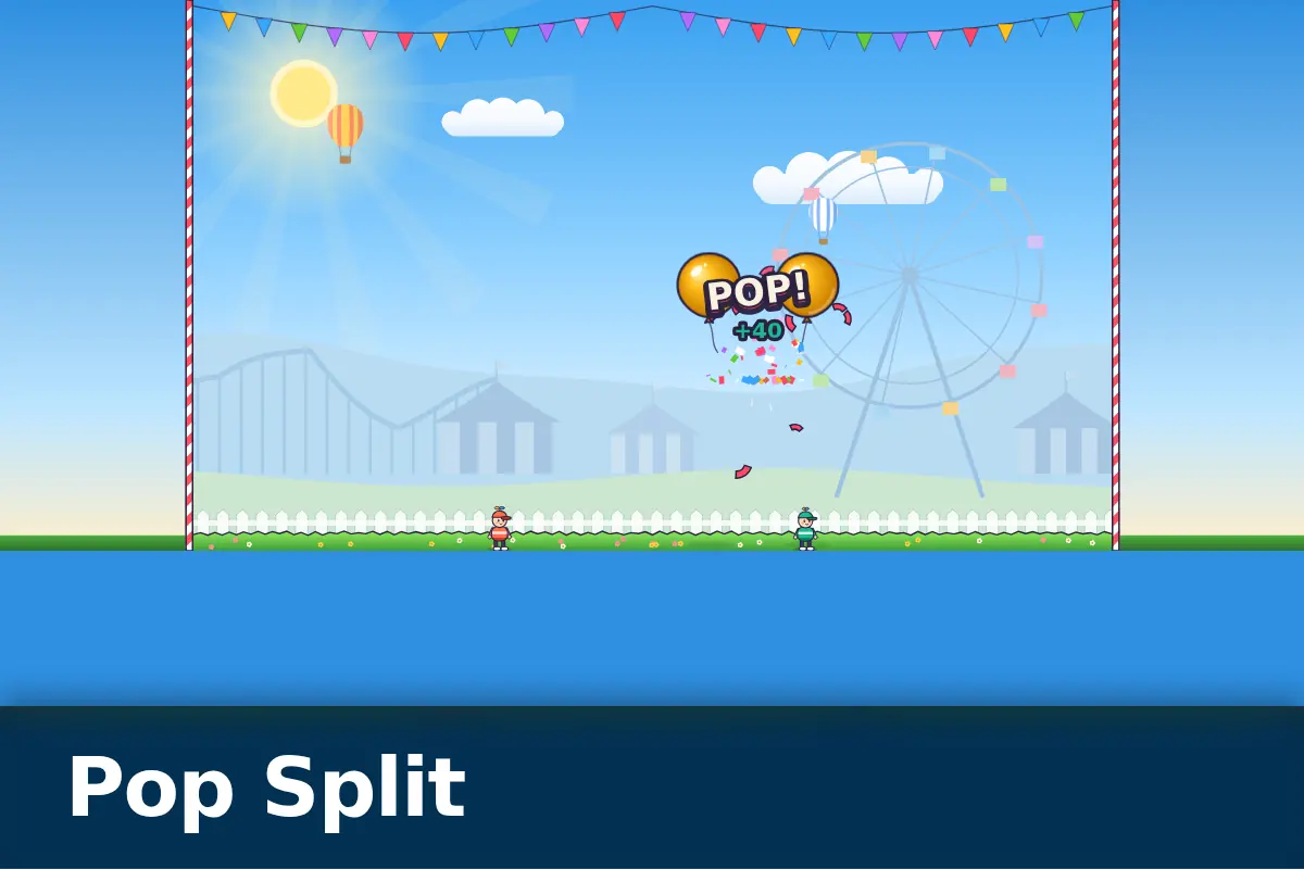 Pop Split game screen