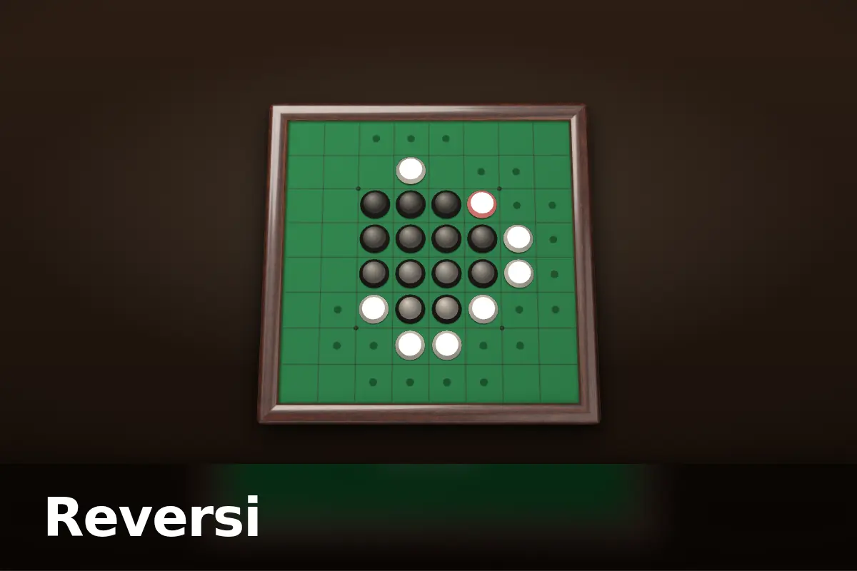 Reversi game screen