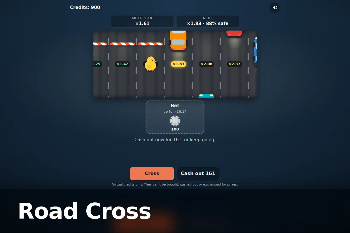 Road Cross game screen