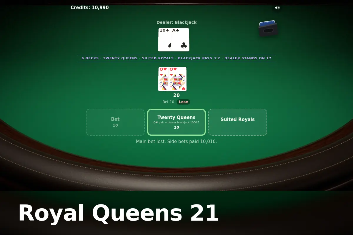 Royal Queens 21 game screen