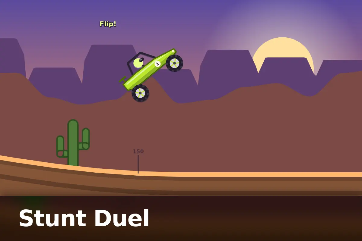 Stunt Duel game screen