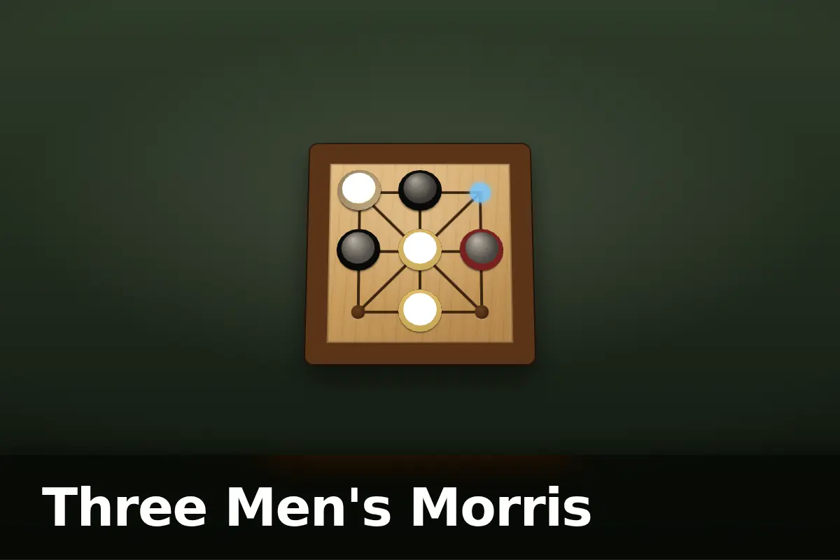 Three Men's Morris game screen