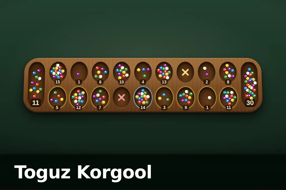 Toguz Korgool game screen