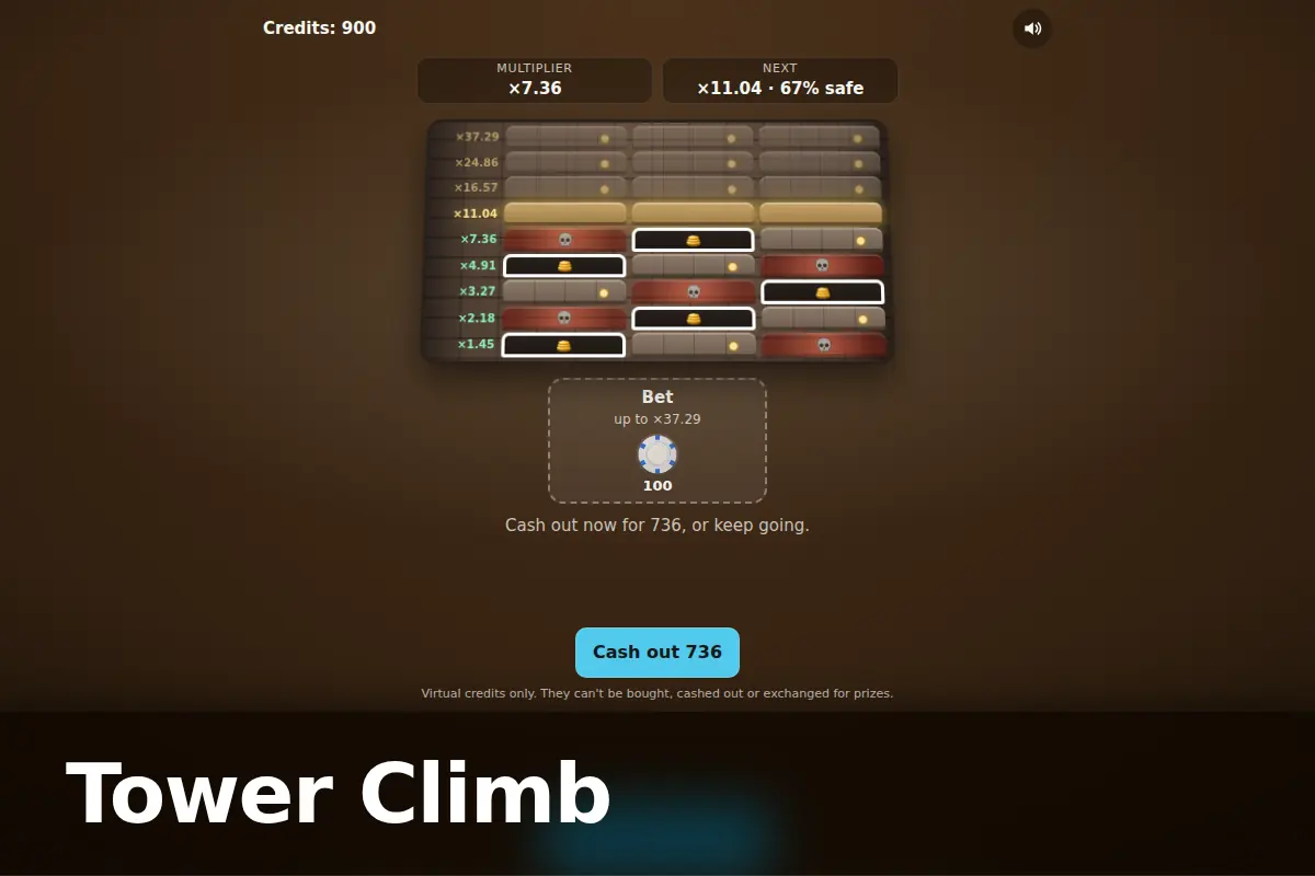 Tower Climb game screen