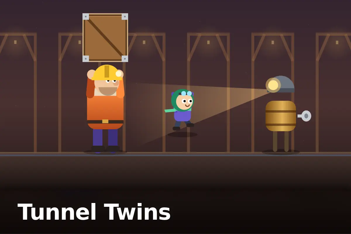 Tunnel Twins game screen